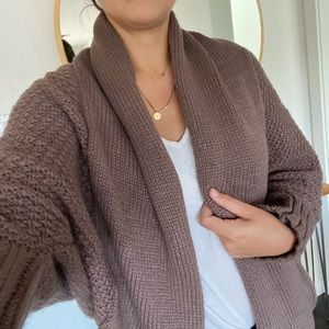 Knit Open Cardigan